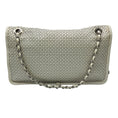 Load image into Gallery viewer, Chanel White Perforated Leather Up In The Air Flap Bag with Silver Hardware