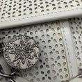 Load image into Gallery viewer, Chanel White Perforated Leather Up In The Air Flap Bag with Silver Hardware