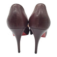 Load image into Gallery viewer, Christian Louboutin Brown Very Prive 120 Peep Toe Leather Pumps
