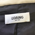 Load image into Gallery viewer, Loring Black / White One Button Silk Jacket