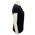 Load image into Gallery viewer, Bottega Veneta Black Cap Sleeved Zip-Back Wool Top