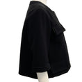 Load image into Gallery viewer, Chanel Black / Silver Open Front Jacket