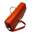 Load image into Gallery viewer, Celine Orange Classic Box Calfskin Leather Bag