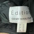 Load image into Gallery viewer, Gemy Maalouf Black Sequined Tiered Mesh Tulle Cocktail Dress