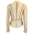 Load image into Gallery viewer, Just Cavalli Beige / Tan Perforated Leather Jacket
