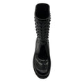 Load image into Gallery viewer, Valentino Black Rockstud Rubber Rain Boots