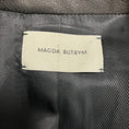 Load image into Gallery viewer, Magda Butrym Black Oversized Sheepskin Leather Coat