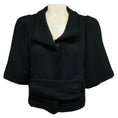 Load image into Gallery viewer, Veronique Leroy Black Fringed Wool Tweed Jacket