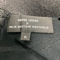 Load image into Gallery viewer, Herve Leger x Julia Restoin Roitfeld Black Stretch Knit Bandage Cocktail Dress