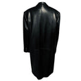 Load image into Gallery viewer, Magda Butrym Black Oversized Sheepskin Leather Coat