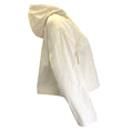 Load image into Gallery viewer, Peserico Cream / Silver Monili Beaded Detail Hooded Full Zip Jacket