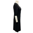 Load image into Gallery viewer, Burberry Brit Black Short Sleeved Stretch Wool Knit Dress
