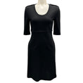 Load image into Gallery viewer, Burberry Brit Black Short Sleeved Stretch Wool Knit Dress