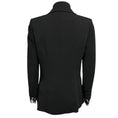 Load image into Gallery viewer, Yigal Azrouel Black Lace Trimmed Two Button Blazer