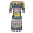 Load image into Gallery viewer, Missoni Grey Multi Wave Ripple Knit Dress
