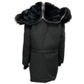Load image into Gallery viewer, Dsquared2 Black Hooded Parka Coat with Fur