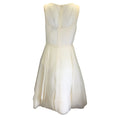 Load image into Gallery viewer, Morgane Le Fay Ivory Sleeveless Bubble Hem Silk Dress

