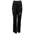 Load image into Gallery viewer, Lafayette 148 New York Black / Gold Metallic Printed Barrow Pant