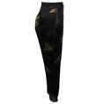 Load image into Gallery viewer, Lafayette 148 New York Black / Gold Metallic Printed Barrow Pant