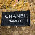 Load image into Gallery viewer, Chanel Gold Multi Tweed Trimmed Sequined Sheer Jacket