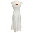 Load image into Gallery viewer, Altuzarra White Optic White Lily Cotton Eyelet Midi Dress