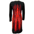 Load image into Gallery viewer, Just Cavalli Red / Black Flamingo Print Long Sleeve Dress