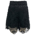 Load image into Gallery viewer, Burberry Black High-Waisted Macrame Lace Biker Shorts