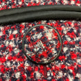 Load image into Gallery viewer, Chanel Red / Navy / Black Silk Trimmed Boucle Cashmere Tweed Jacket