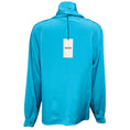 Load image into Gallery viewer, Libertine Turquoise Blue Hockney's Pool Slim Keith Tie Blouse