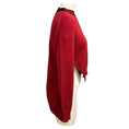 Load image into Gallery viewer, Fendi Red / Black High Low Cashmere Knit Pullover Sweater