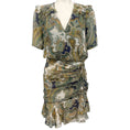 Load image into Gallery viewer, Veronica Beard Army Multi Silk Dakota Dress