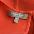 Load image into Gallery viewer, Michael Kors Collection Orange Cut-Out Detail Sleeveless Wool Crepe Dress