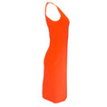 Load image into Gallery viewer, Michael Kors Collection Orange Cut-Out Detail Sleeveless Wool Crepe Dress