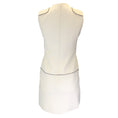 Load image into Gallery viewer, Barbara Bui Ivory / Black Sleeveless Crepe Mini Dress