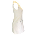 Load image into Gallery viewer, Barbara Bui Ivory / Black Sleeveless Crepe Mini Dress