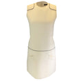 Load image into Gallery viewer, Barbara Bui Ivory / Black Sleeveless Crepe Mini Dress