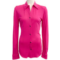 Load image into Gallery viewer, Dries van Noten Fuchsia Jersey Button Front Shirt