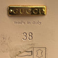 Load image into Gallery viewer, Gucci Black / Cream / Tan Chunky Leather Loafers with Antiqued Gold Horsebit Detail