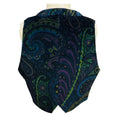 Load image into Gallery viewer, Etro Blue Multi Paisley Printed Velvet Waistcoat / Vest Top