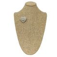 Load image into Gallery viewer, Chanel 2020 Silver / Gold CC Logo Rhinestone Heart Brooch