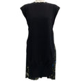 Load image into Gallery viewer, Sacai Black Floral Knit Front Dress