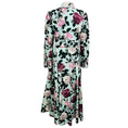 Load image into Gallery viewer, Erdem Light Blue / Purple Josianne Floral Print Cotton Midi Dress