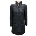 Load image into Gallery viewer, Chanel Navy / Black 2016 Embossed CC Logo Button Jacket