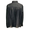 Load image into Gallery viewer, Sacai Charcoal Grey Checked Pleated Shirt