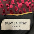 Load image into Gallery viewer, Saint Laurent Burgundy Devore Mini Dress