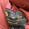Load image into Gallery viewer, Loro Piana Burnt Red Reversible Lambskin Leather and Micro Coat