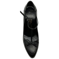 Load image into Gallery viewer, Salvatore Ferragamo Black Leather Tamanda T Strap Pumps