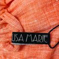 Load image into Gallery viewer, Lisa Marie Fernandez Orange Rosie Off-the-Shoulder Linen Maxi Dress with Belt