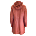 Load image into Gallery viewer, Loro Piana Burnt Red Reversible Lambskin Leather and Micro Coat