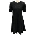 Load image into Gallery viewer, Givenchy Black Flared Mini Dress with Lurex